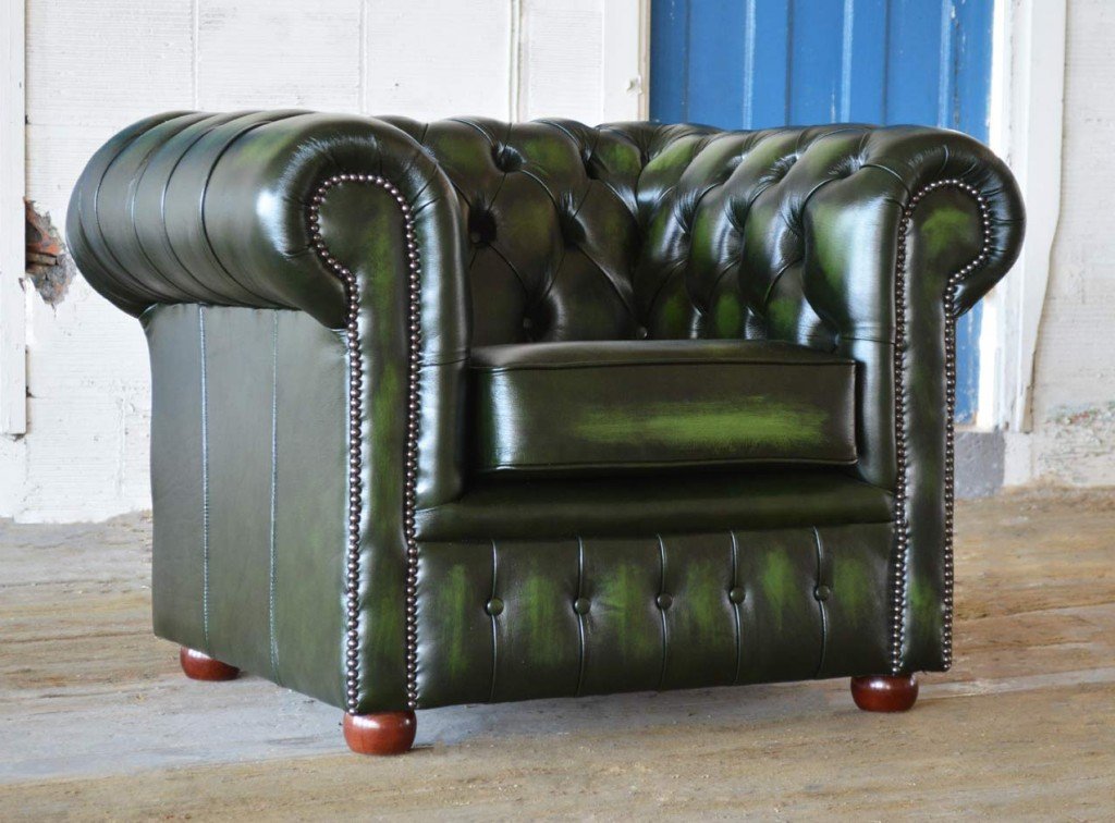 antique-green-tub-chair