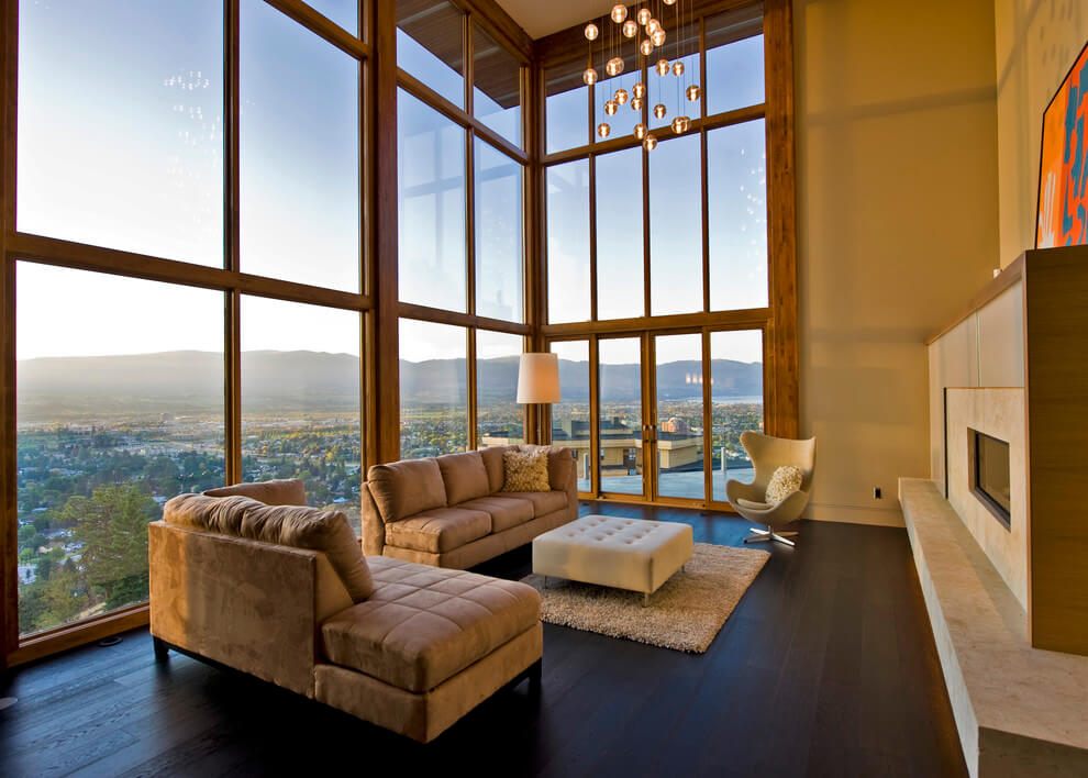Stunning Views In Modern Living Room